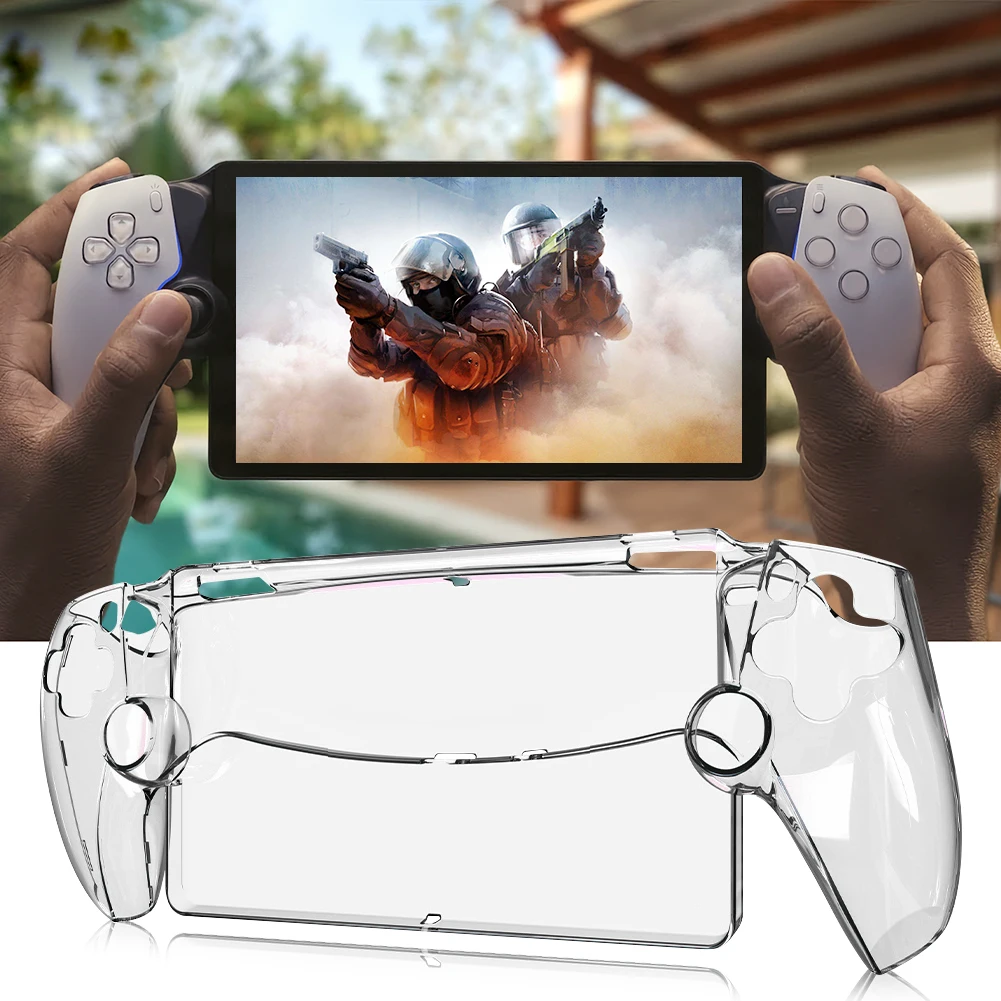 Transparent Protection Cover Shell For Sony PlayStation Portal Game Machine Shockproof Anti-Scratch Case for PS Portal Console