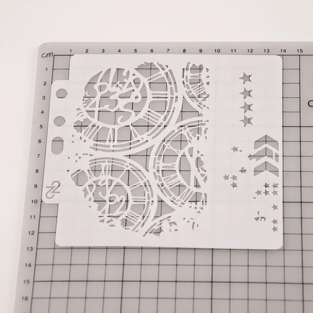 Drawing Stencil Assorted Patterns Hollow Out Painting Template for Craft Scrapbooking DIY Cake Decor (S70)