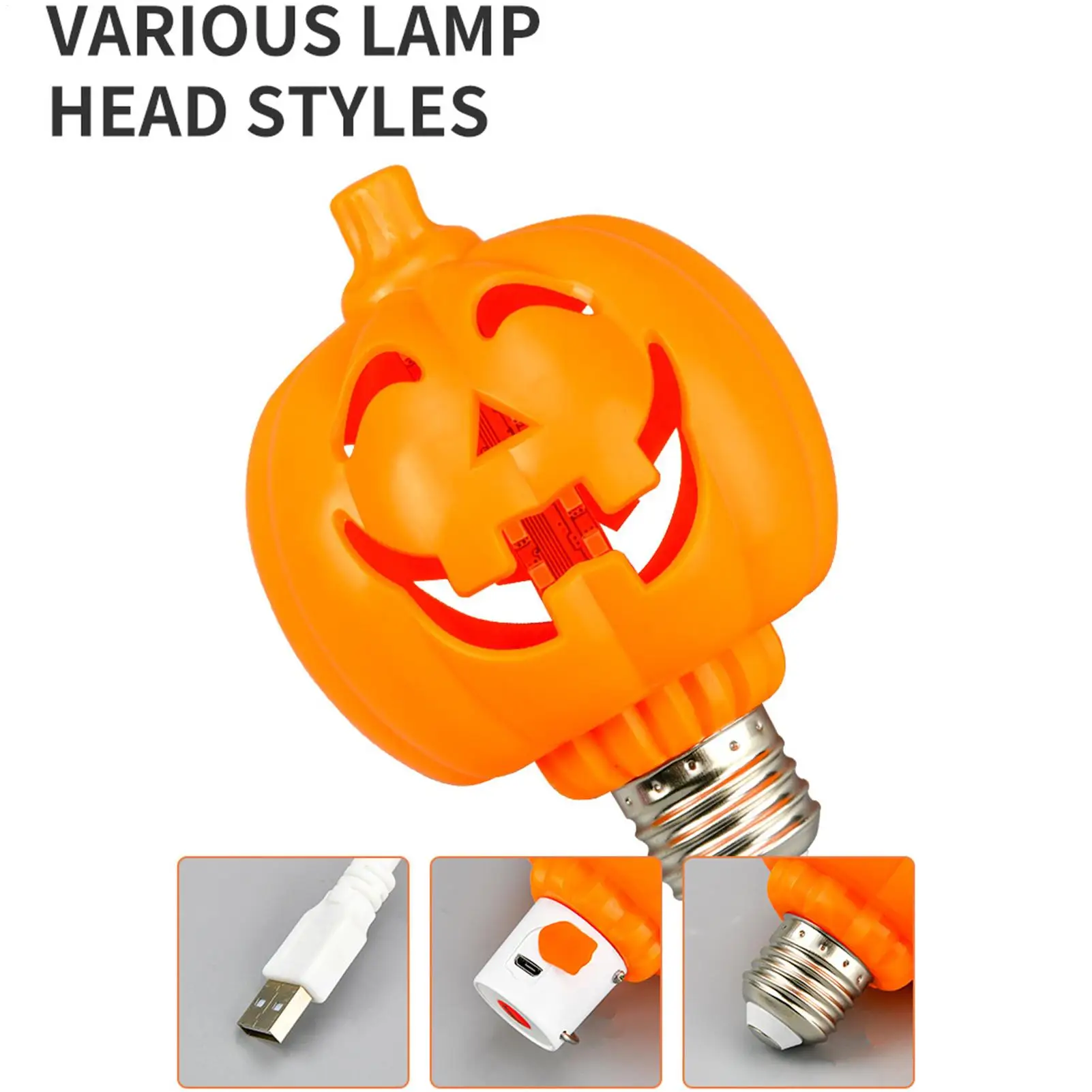 Pumpkin Lantern Pumpkin Lantern Lights 3W Bulb Realistic Led Lamp Vintage For Bedroom Yard Indoor Porch Outdoor Pathway