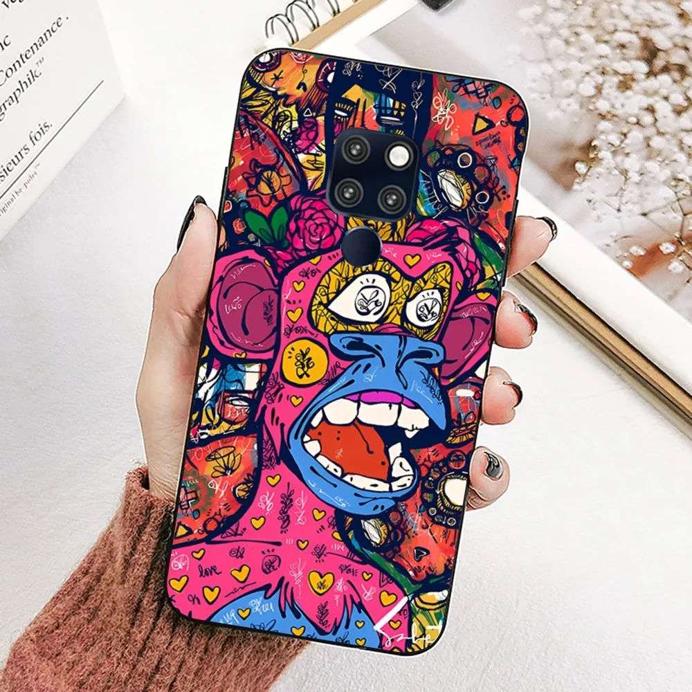 Funny Cartoon B-Bored A-Ape Phone Case For Huawei Mate 10 20 30 40 50 lite pro Nova 3 3i 5 6 SE 7 pro 7SE