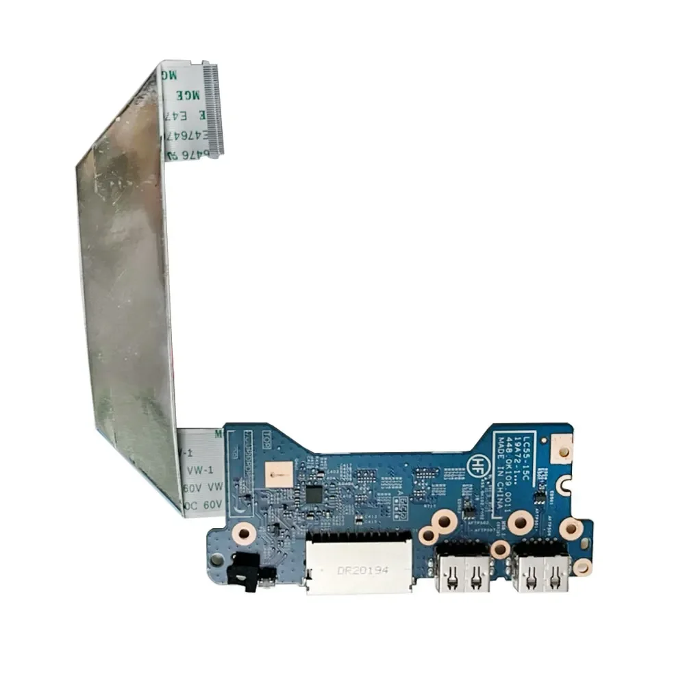 For Lenovo IdeaPad flex 5 14IIL05 14ITL05 14ARE05 15IIL05 laptop USB Jack Card Reader Power Button Board LC55-15C 448.0K109.0011