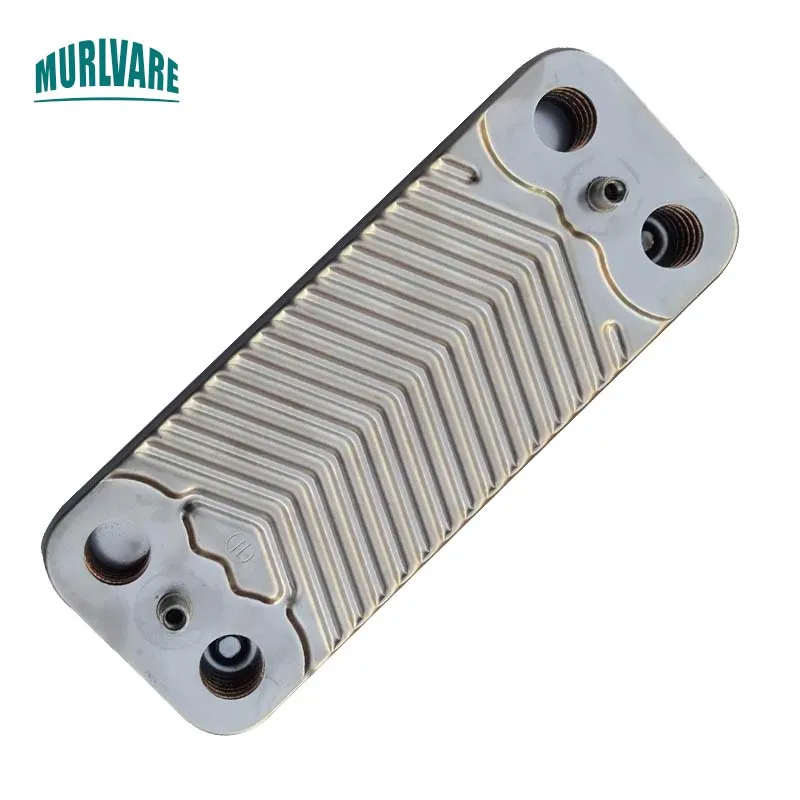 10 Plates Stainless Steel Brazed Plate Heat Exchanger Hot Floor Heating Radiator For Gas Boiler