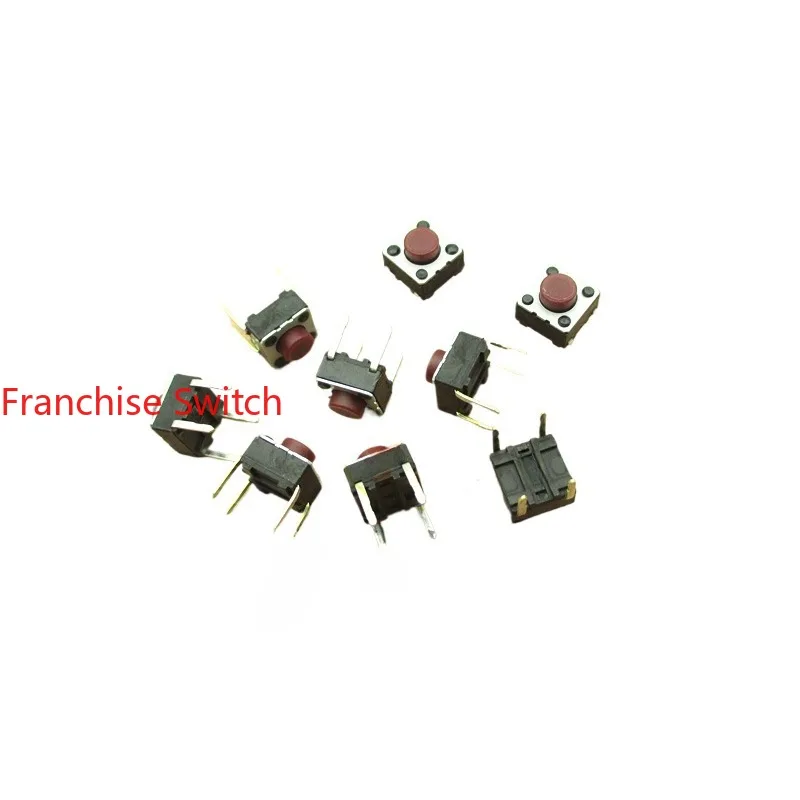 

200PCS 6 *6*5Mm EVQPK005R Touch Switch, Micro Commonly Used In Induction Cooker, Straight Foot