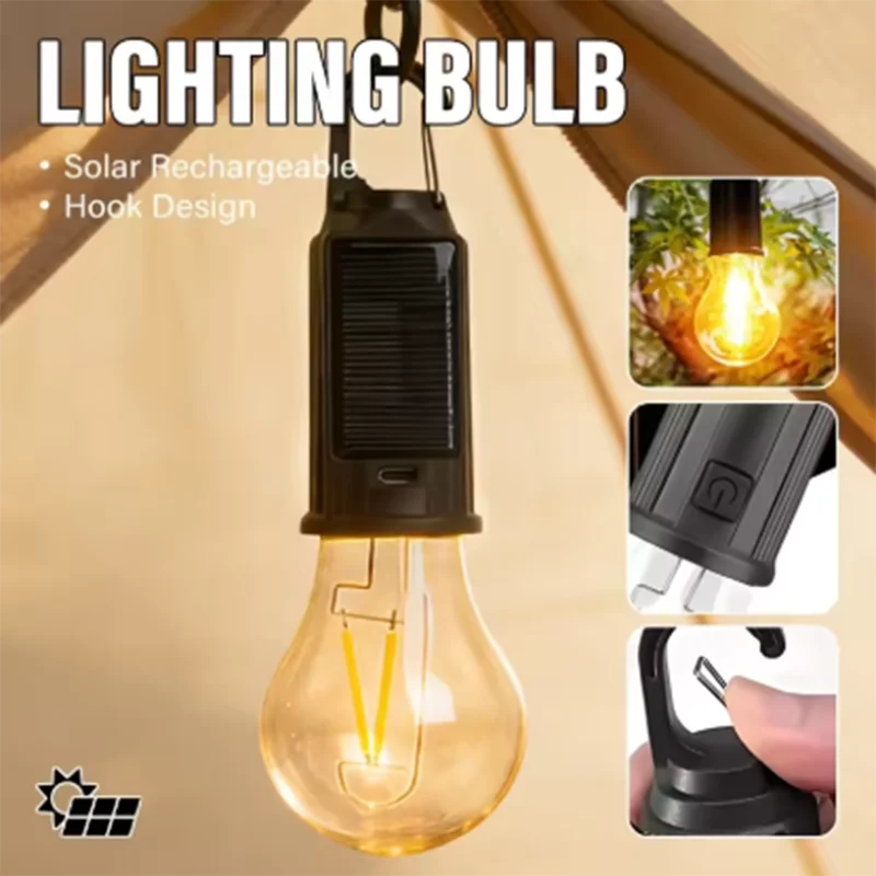 旅行用ポータブルLED充電式電球USB電源ハンギングキャンプ - Resin Art Hanging のレビューと価格