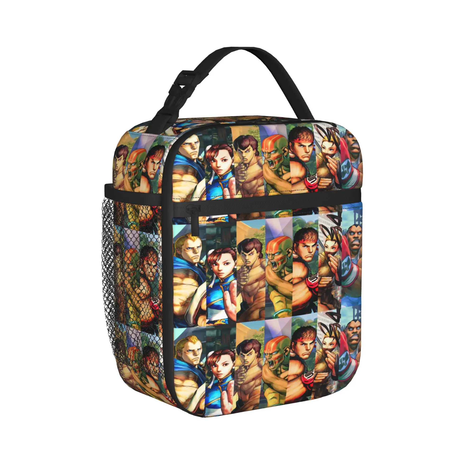 Ryu Street Fighter II Turbo Hyper Fighting Lunch Bag  Lunch Box Picnic Portable Thermal Lunch Bags For Adult  Cooler Bag
