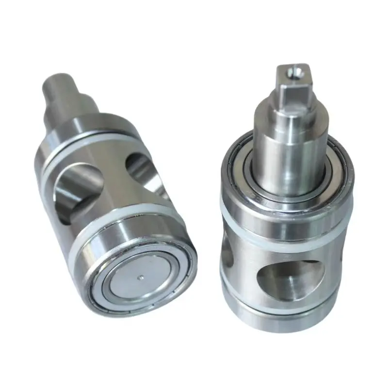 الروتاري صمام الأساسية SS304 غير القابل للصدأ بوابة التحول الأسطوانة من ماكينة تعبئة معجون DN25/38 SHENLIN