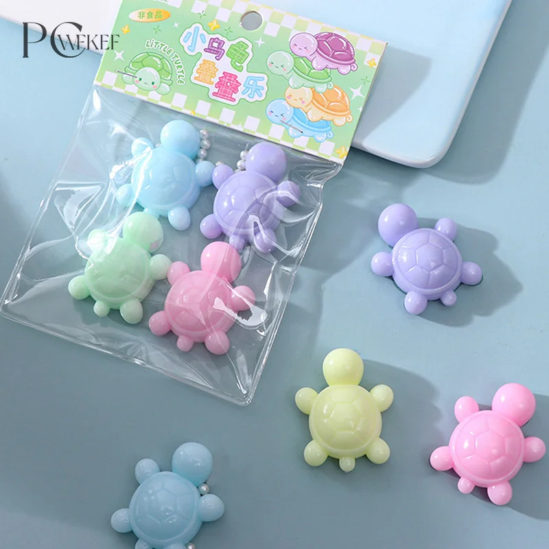 Kawaii Little Turtle Squeeze Toy Soft Realistic Jelly Little Turtle  Stress Relief Toys Kids Adults Unique Gifts