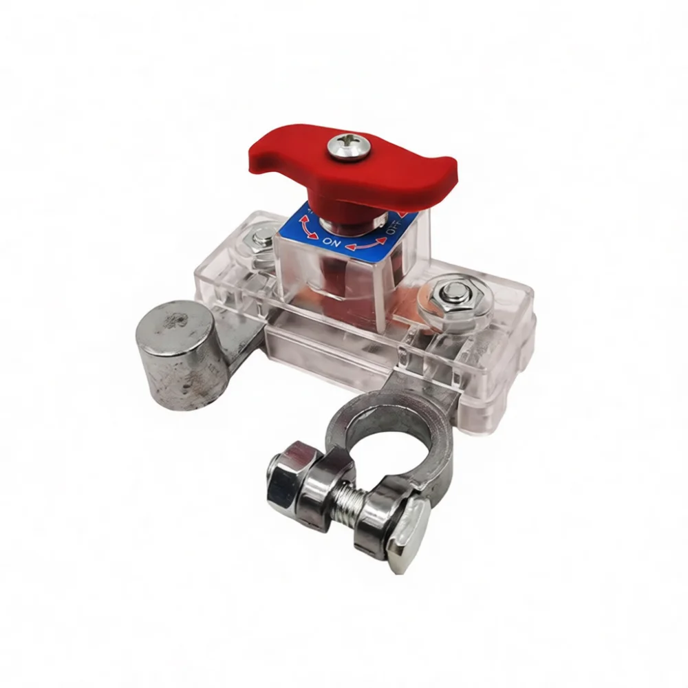 12V 24V Car Battery Isolator Switch Power Cut Off Master Disconnect Clamp For Truck Farm Vehicle Electrical Protection