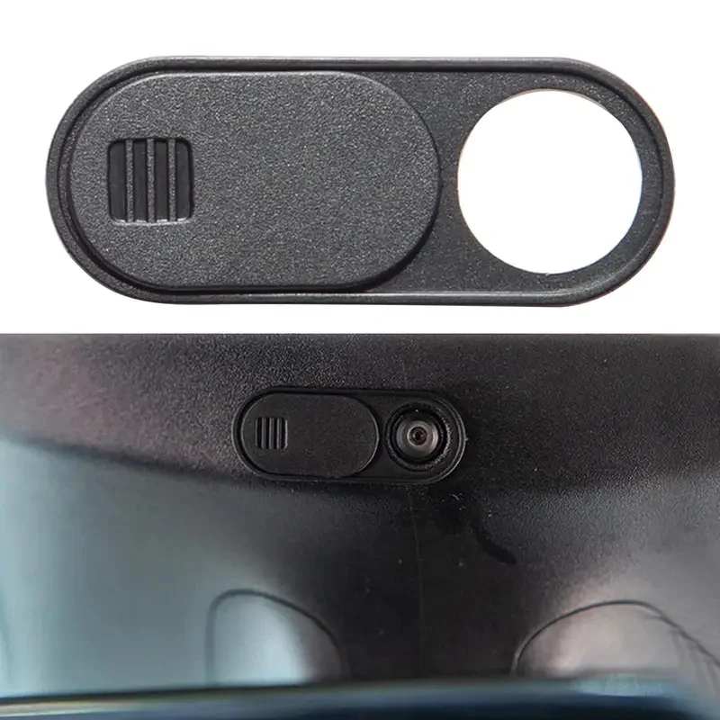 1/2/3/4/5/6Pcs ABS Plastic Camera Cover For Tesla Model 3 Y 2021 Front-Facing Privacy Protector Thin Webcam Slider