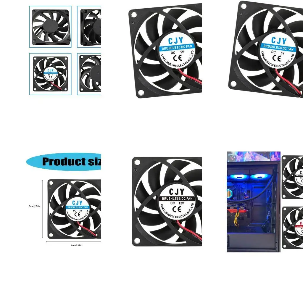 

652f Quiet 7015 Server Fan High Производительность эффективного охлаждения решения