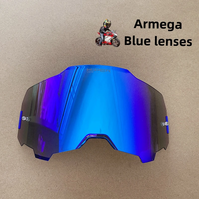 Motorcycle glasses Replacement Goggle Lenses, 5 Colors, HiPER Mirror,Moto Dirt Bike Motocross Cycling Safety Glasses lens