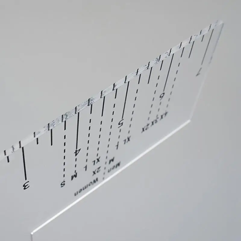 T Shirt Rulers Left Chest Placement Tool(Adult Size Unisex) 