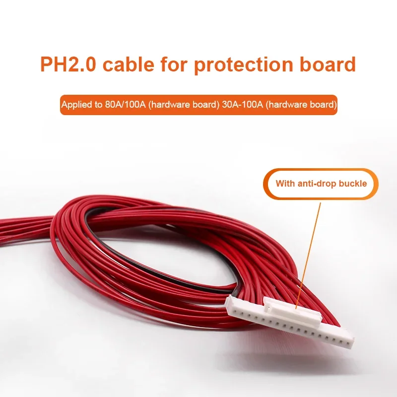 1PC cable lithium battery protection board BMS cable, suitable for 4PIN-18pin 4s 6s 8s 10s 12s 13S 14S 16S 17S