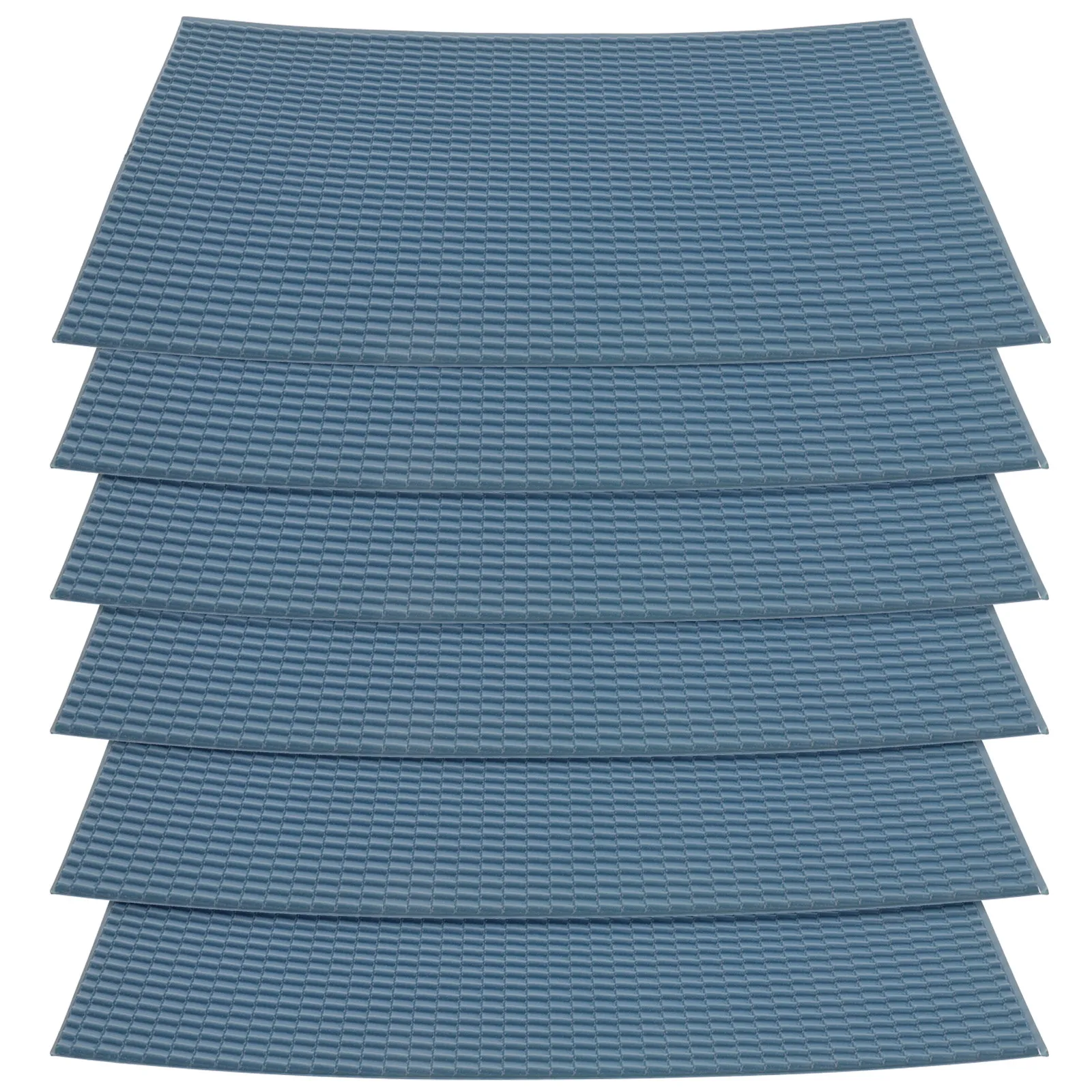 

6 Sheets DIY Miniature Roof Tiles Premium PVC Realistic Small Simulation Roof Tiles for Flowerpot Mini Garden Layout Sand Table
