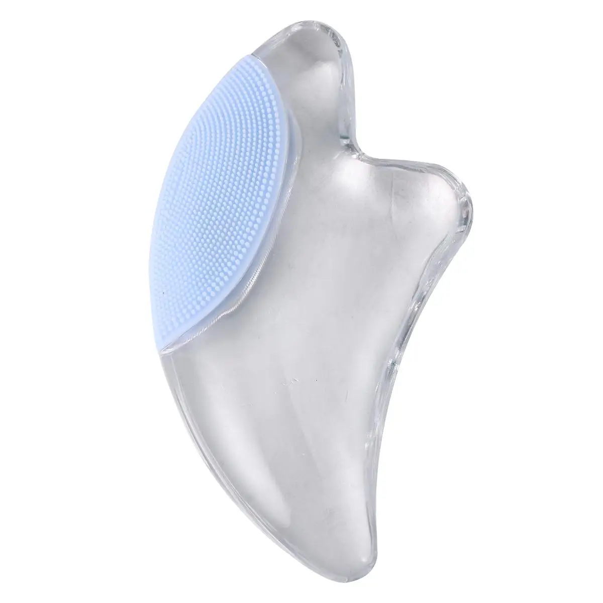 

1pc Scraping Board Crystal Therapy Plate Gua Sha Tool Transparent Resin Treatment Facial Massage Accessory Skincare Tool Body
