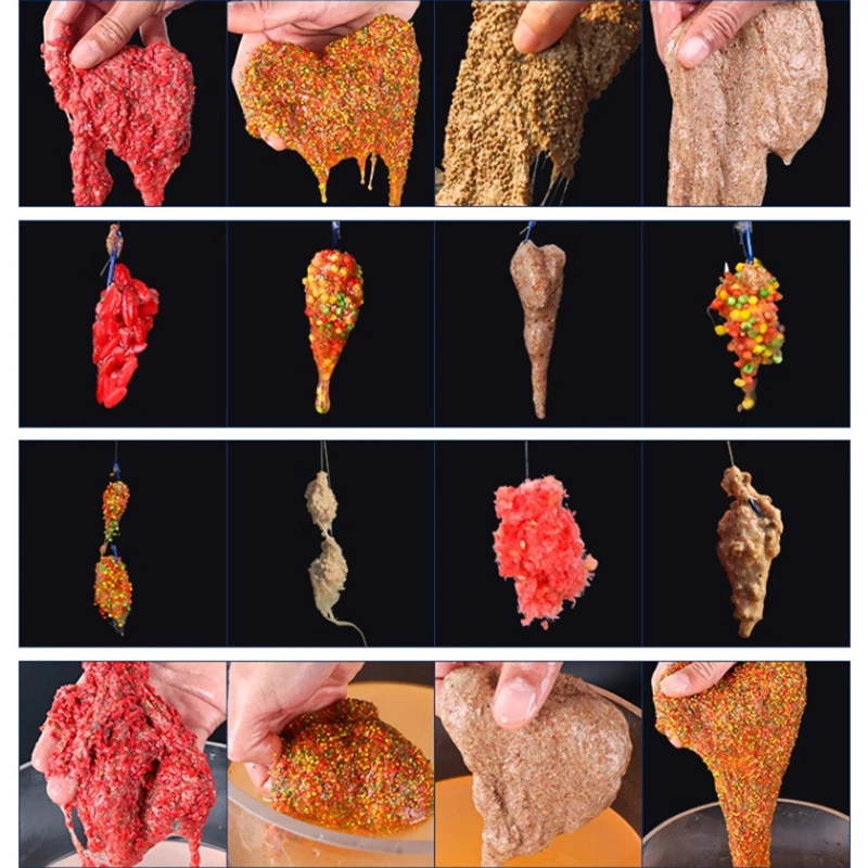 【OD】العنكبوت الحرير الطعم شبكة سماكة وكيل قنديل البحر الدولة مسحوق الطعم كرة فقاعات رفيق المضافة الأسود حفرة الكارب الكارب الطعم