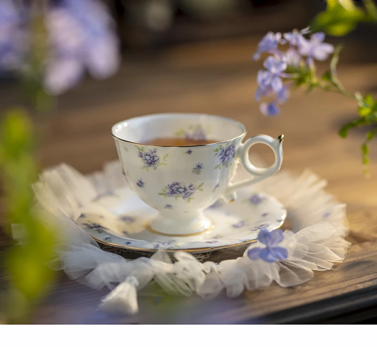 1 قطعة 220 مللي كوب قهوة شاي بعد الظهر الإنجليزي ، كوب شاي أحمر رائع للسيدات ، أكواب وأطباق سيراميك