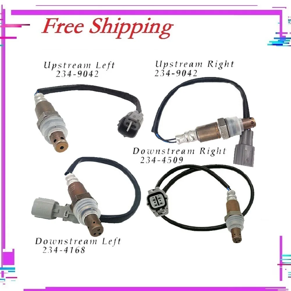 TIANBANG 4pcs Oxygen O2 Sensor  Upstream+Downstream For 2004 2005 2006 Lexus RX330 Base V6 3.3L