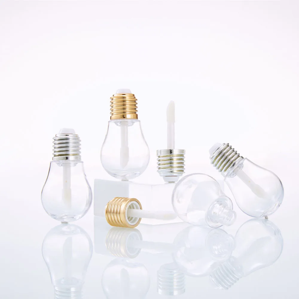 1/5 PCS โคมไฟรูปน่ารักเติม CLEAR MINI หลอดไฟรูปร่าง DIY ขวด Lip Balm Tube ลิปกลอส