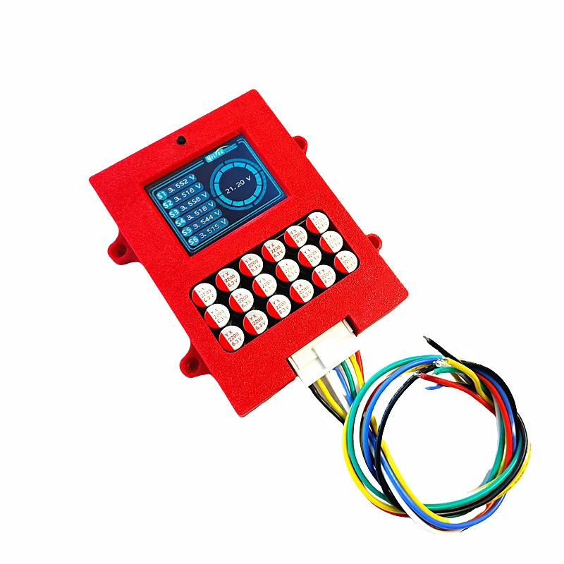 6S/8S Active Balancer with Voltage Display Lifepo4 Equalizer Lipo/LTO/Lithium Titanate Battery Voltage Tester
