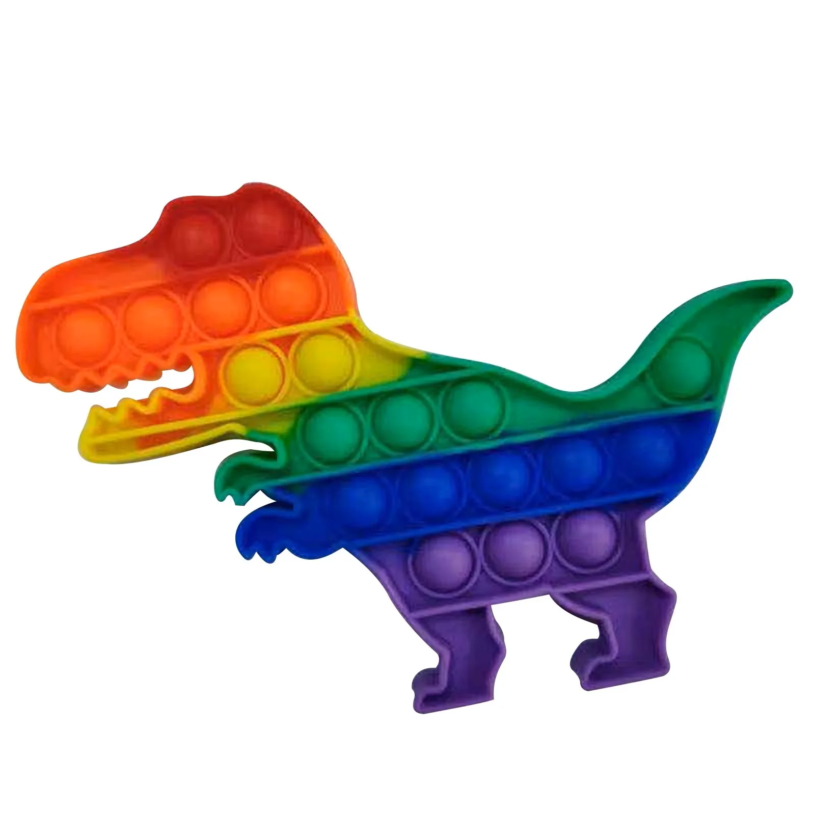 Silikon-Dekompressions-Bubble-Denkspiel, Regenbogen-Druck-Musikspielzeug, Neuheitsspielzeug für Erwachsene, Stressabbau-Spielzeug