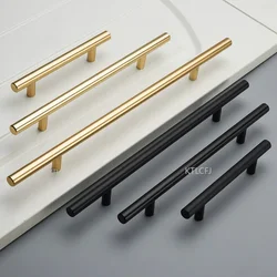 Cabinet Handl Silver Black Gold Handle Hardware Kitchen Cabinet Cylindrical Metal Modern Handles for Furniture