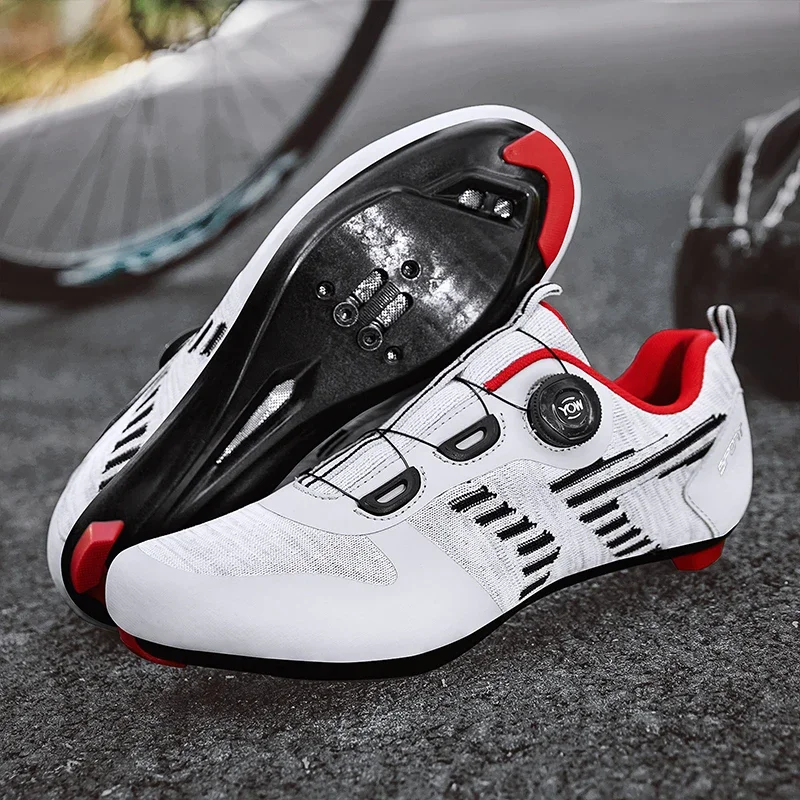 

Professional Athletic Road Bike Shoes, Cycling Sneakers, Outdoor Bicycle, Mountain Bike Shoes, Non-slip, Plus Size