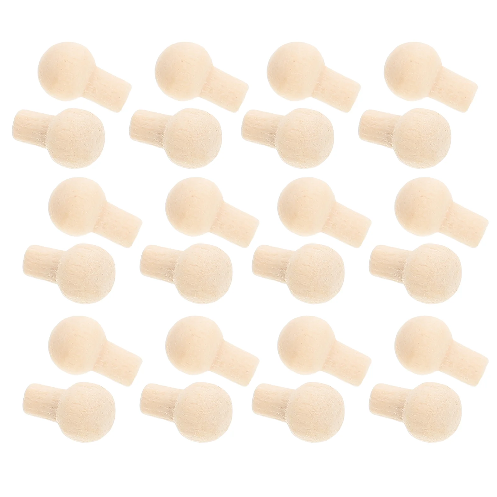 

24 Pcs Drawer Door Handle Miniature Knobs Furniture Parts Decor Supplies Accessories Small