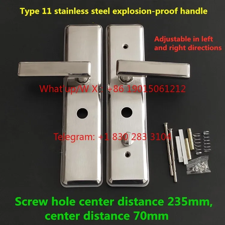 product Stainless Steel Anti-theft Model # 11 door handle, Multi-function Explosion-proof Handle Without Key
