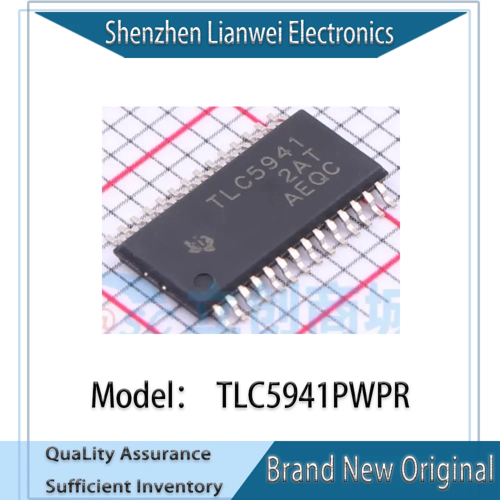 100% New Original TLC5941PWPR TLC5941 IC Chipset HTSSOP-28