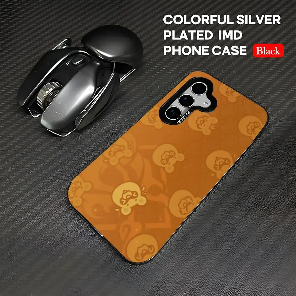 Genshin Etki Kartvizit Telefon Kılıfı Celulares S25 Kılıfı IMD Renkli Telefon Kılıfı Gümüş Kapak Samsung Galaxy S24 Için Uygun