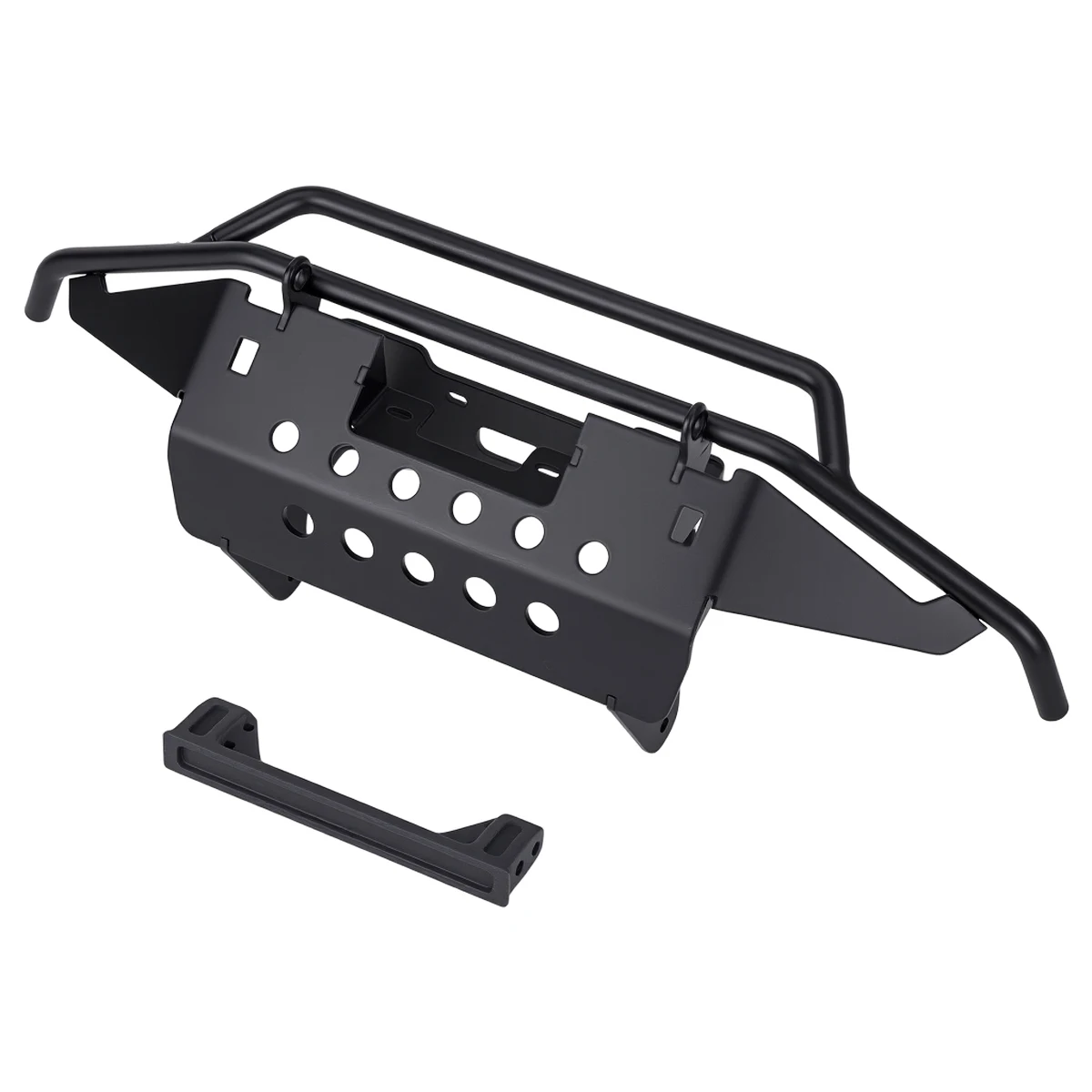 DashRC Metal Front Bull Bar Bumper for 1/10 TRX4 Bronco RC Crawler view 4