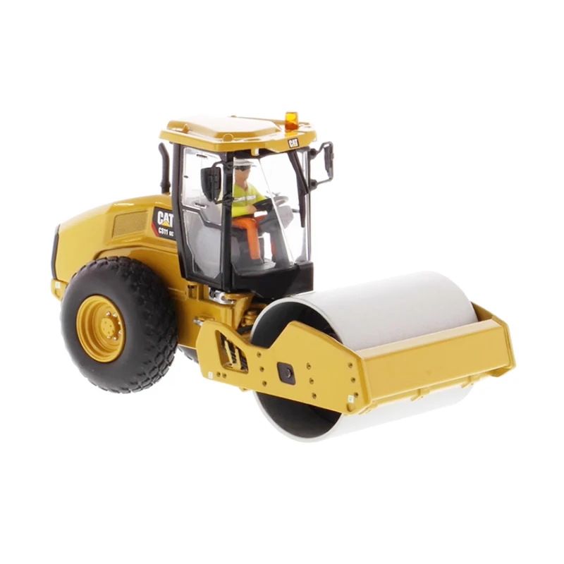 DM Diecast 1:50 Scale CAT CS11 GC Vibratory Soil  Compactor Alloy Engineering Car Model 85589 Collection Souvenir Display Gift