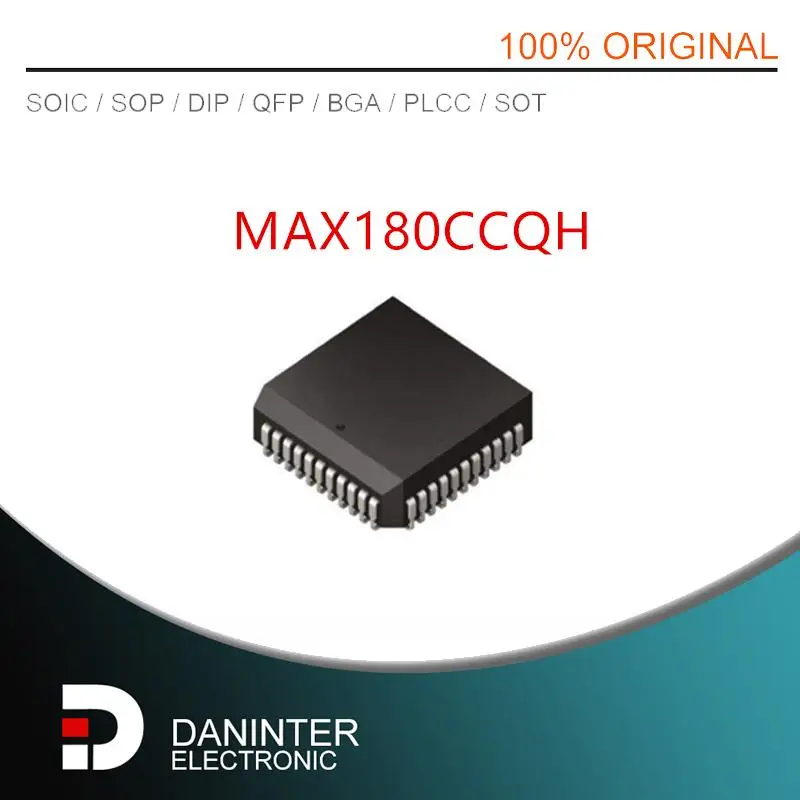 

New 5PCS/LOT MAX180 MAX180CCQH MAX180ACQH MAX180BCQH PLCC44