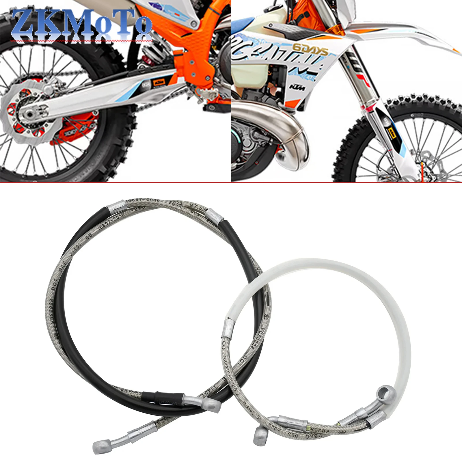 Motorcycle Brake Front and Rear Oil Hose Series for KTM Husqvarna SX XC SXF XCF 125 150 250 300 350 450 2013-2018 FC TC FS FX