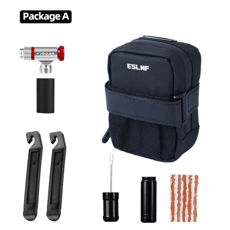 ESLNF Fahrradsatteltasche Regenfest Mountainbike-Hecktasche Fahrrad-Untersitztasche Fahrradwerkzeugtasche