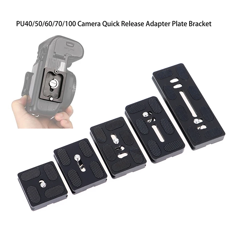 Tripod Monopods PU-40 Quick Release Plate Bracket PU50 60 70 100 Camera Access