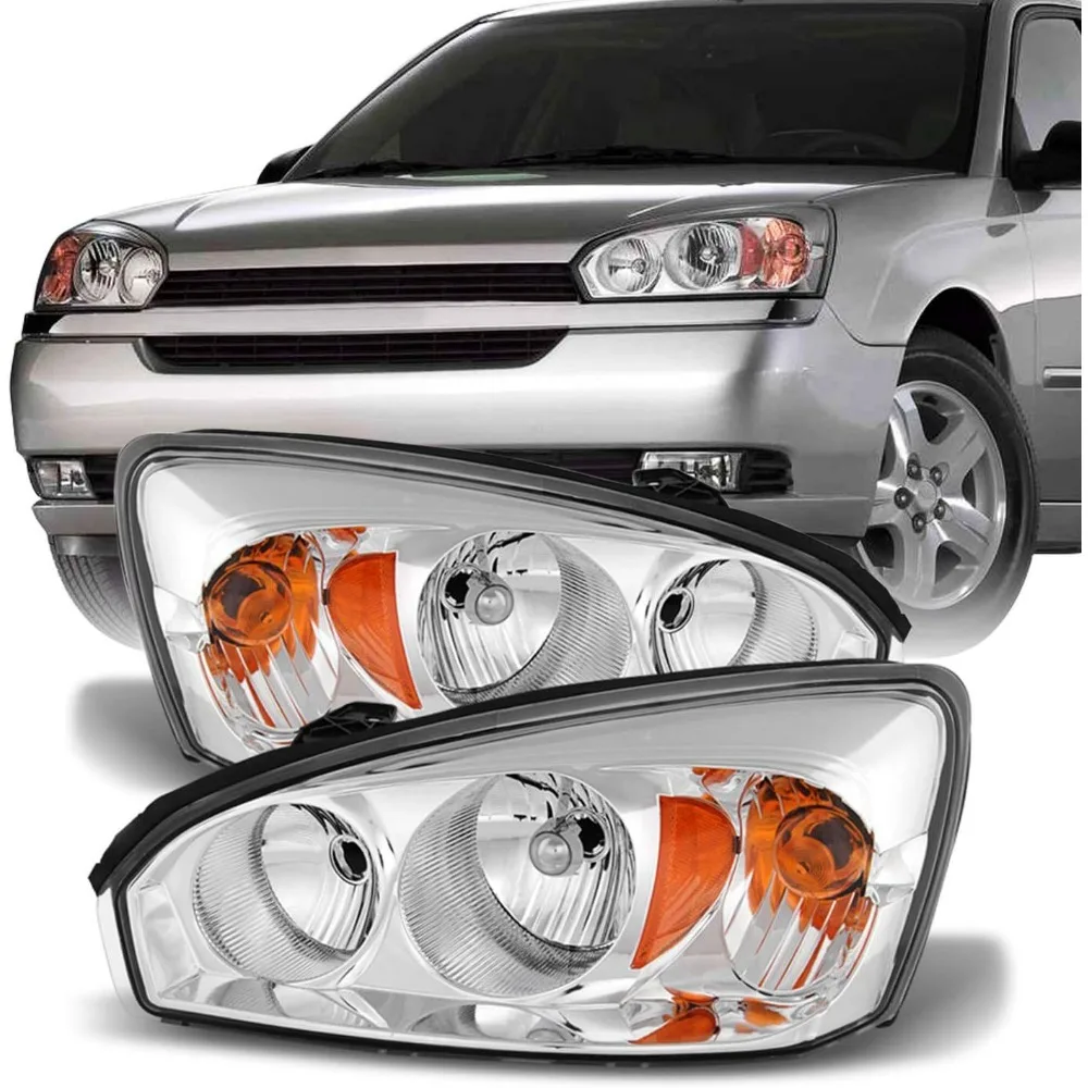 

1 Pair 2 Piece Headlight Head Light for Chevrolet Chevy Malibu 2004 2005 2006 2007 2008