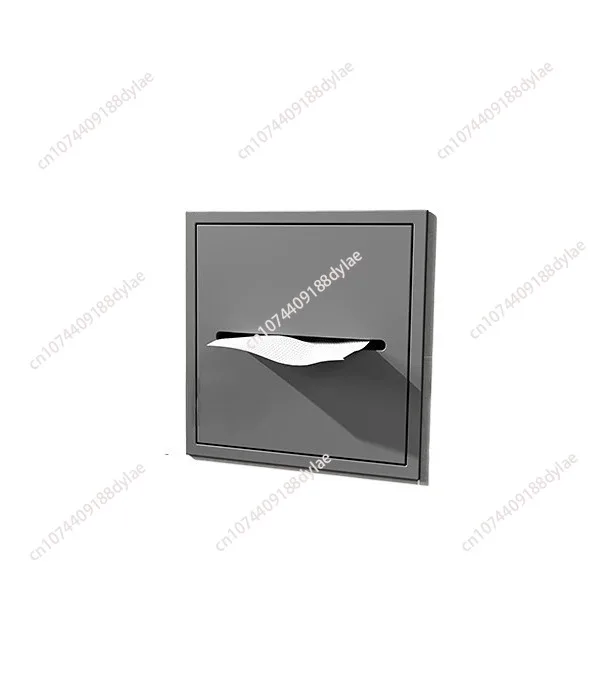 

Stainless Steel Recessed Trash Can Tissue Box Hidden Niche Toilet Toilet Paper Rack