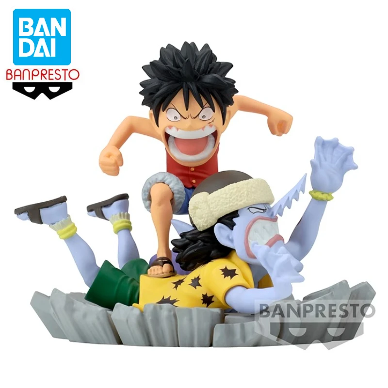 In Stock Bandai BANPRESTO One Piece WCF Log Stories Story Line Vol.10 Monkey D. Luffy&Arlong Anime Action Figure Toy Gift Model