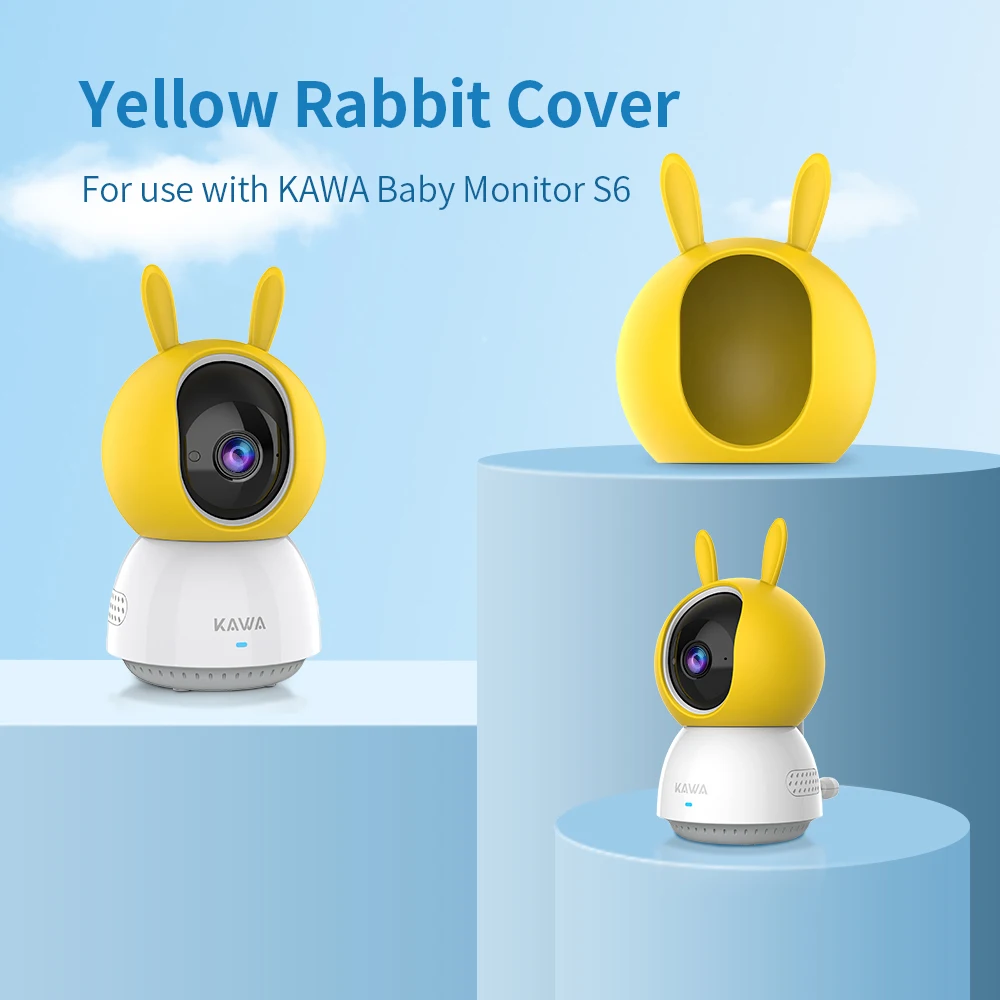 KAWA Baby Monitor Yellow Rabbit Cover Especially Designed for S6 Camera