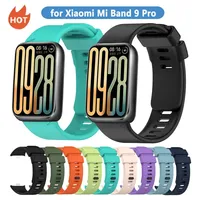 Silicone Strap For  Xiaomi Mi Band 9 Pro Smart Band Sport Strap Watchband For Mi Band 9 Pro/8 Pro Bracelet Accessorie correa