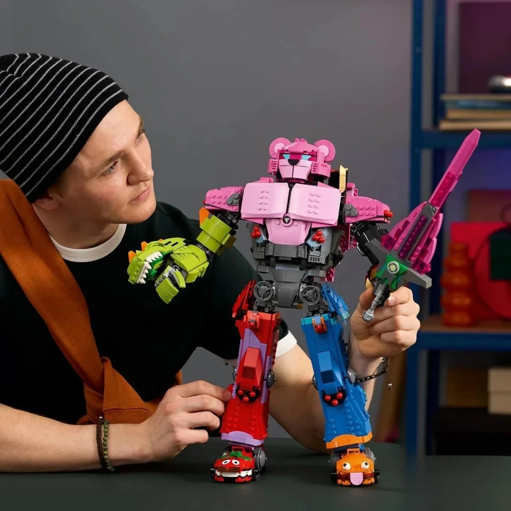 مجموعات مكعبات بناء صغيرة من Mecha Team Leader متوافقة مع جزيئات Lego مناسبة لهدايا عيد الميلاد 77078
