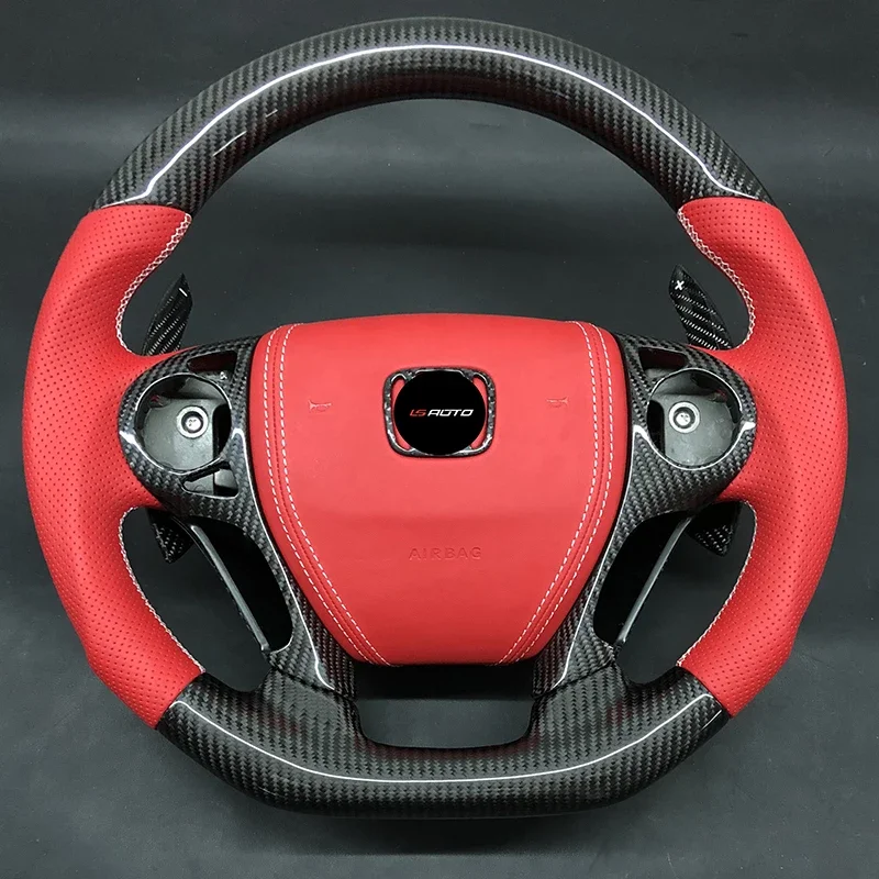 

Real Carbon Steering Wheel for Honda Accord Ridgeline Pilot Honda Accord 9 Crosstour Odyssey 2013-2020 for Honda Accord 2018