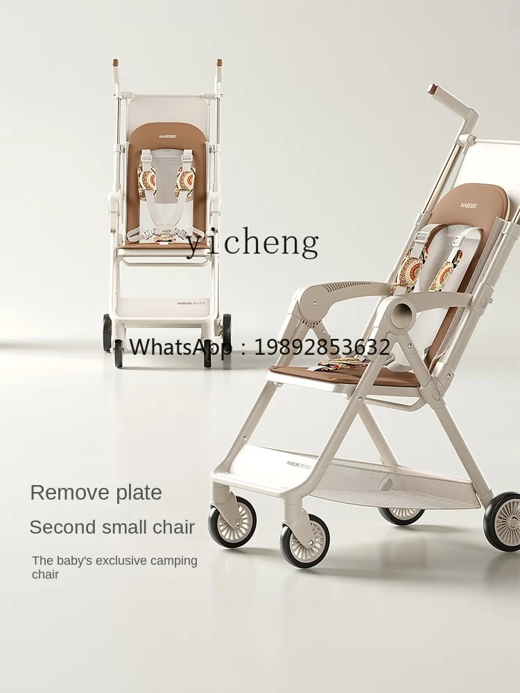 ZZ Walk the Children Fantstic Product Lightweight Reclining Foldable Baby Walking Baby and Infant Trolley