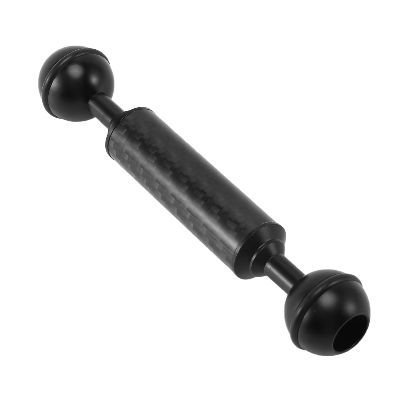 AT29-Carbon Fiber Float Extension 1 Inch Dual Ball Diving Camera Photography D20mm 5 Inch Light Underwater Buoyancy Tripod