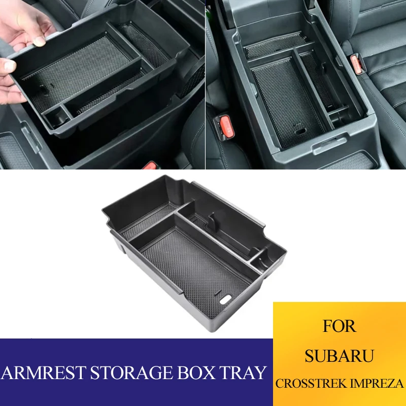 

Ящик для хранения в подлокотнике для Subaru Crosstrek Impreza 2024 2025, органайзер, подлокотник для центральной консоли, автомобильные аксессуары