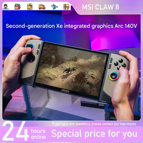For MSI Claw 8 AI+ Handheld Game Players Ultra 7 258V 8"120Hz WIFI-7 Portable Console Steam deck Xbox Tetris All for the Gaming