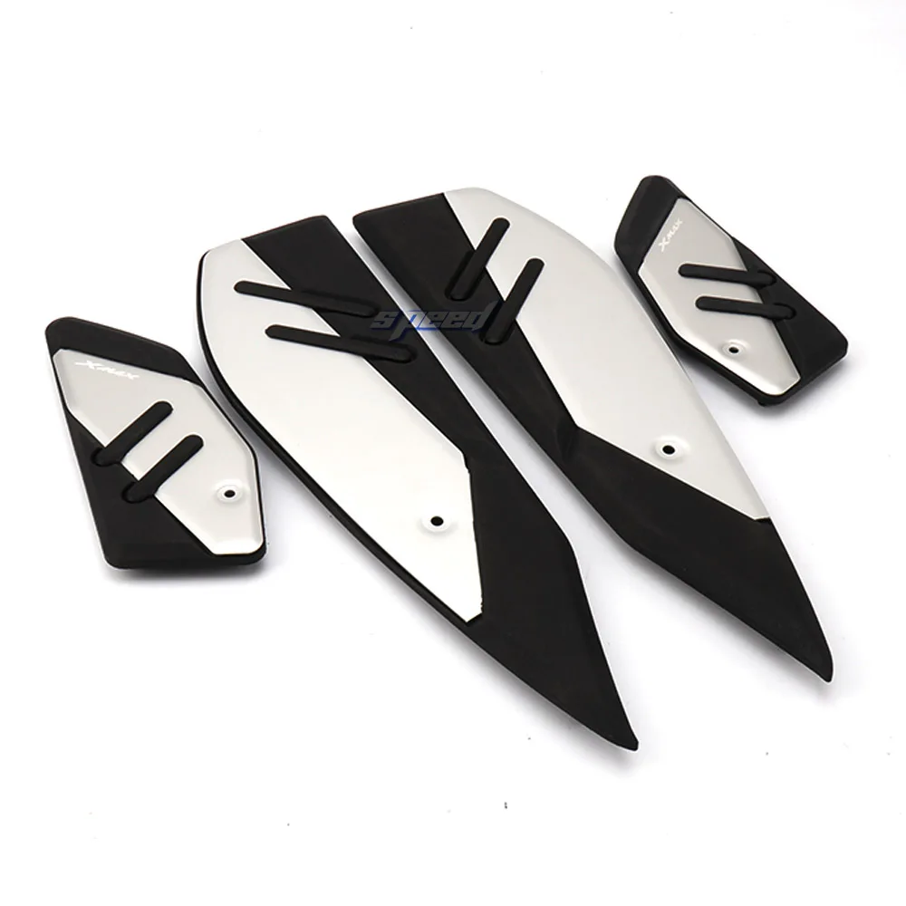 Motorcycle New Footpads For YAMAHA XMAX300 XMAX X MAX 125 250 300 400 2017-2023 2022 2021 Foot Pegs Pedals Plate Pads Aluminum