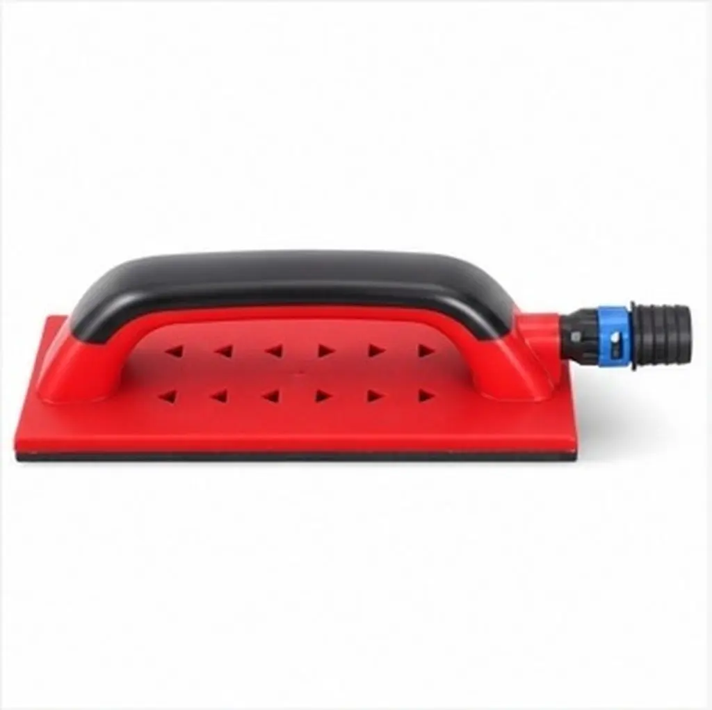 Square Sanding File Block with Dust Collection for Wood, Drywall, Auto Body & Metal Polishing